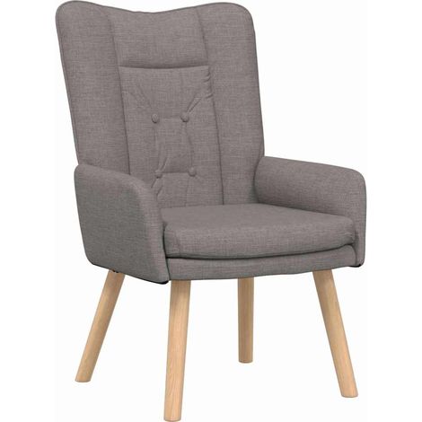 Fauteuil relax Fauteuil Taupe 63 x 67 x 94 cm Tissu et contreplaqué (1/5)