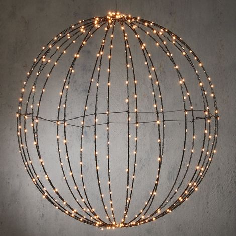 Giftsome Lumières de sapin de Noël Noir H60xl60xL60cm (1/4)
