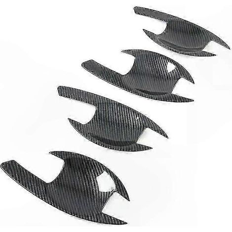 Türgriffabdeckungen in Carbonfaser-Optik für Transporter (2015–2021), dekorative Scharnierabdeckungen, 4er-Set, Carbonfaser-Finish, Zubehör für Nutzfahrzeuge (1/5)