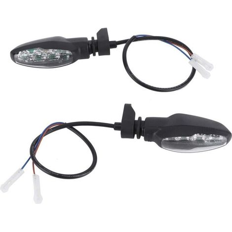 Motorcycle Turn Signals, Pair of Motorcycle LED Turn Signals, Yellow LED Front Turn Signals, 12V Replacement, Suitable for Triumph Tiger 800/1200 (1/4)