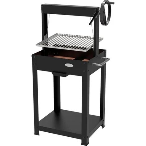 Barbecue Argentino Duramax Griglia per Legna e Carbone 55x46x121 cm (1/2)