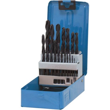 Juego de 19 brocas HSS de 1 a 10 mm para taladrar hierro, cobre, aluminio y metal. Precisas, resistentes y con estuche organizador. (1/2)