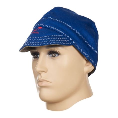 Cappello da saldatore blu WELDAS 23-7515