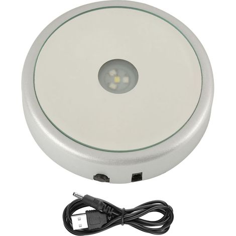 Socle de présentation à cristaux lumineux LED multicolore 4 (1/5)