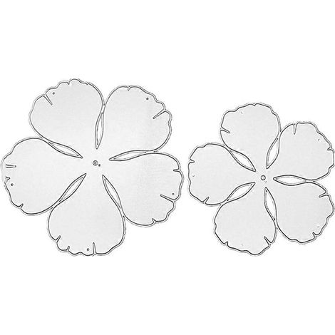 Découpeuses à embosser fleurs pour cartes d'anniversaire DIY (1/4)