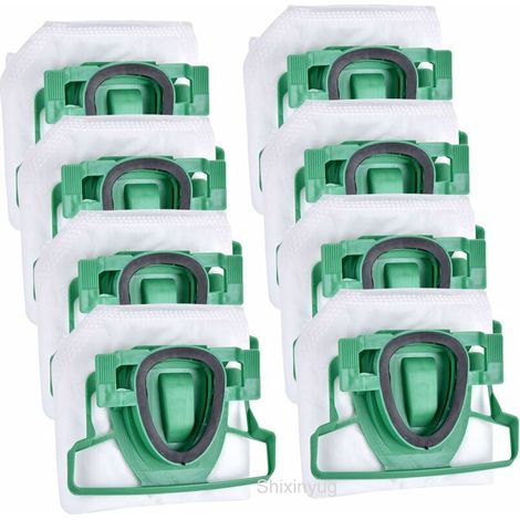 8 sacchetti per aspirapolvere in micropile adatti ai modelli Vorwerk Kobold 200 VK200 FP200.5, ideali per chi soffre di allergie. (1/5)