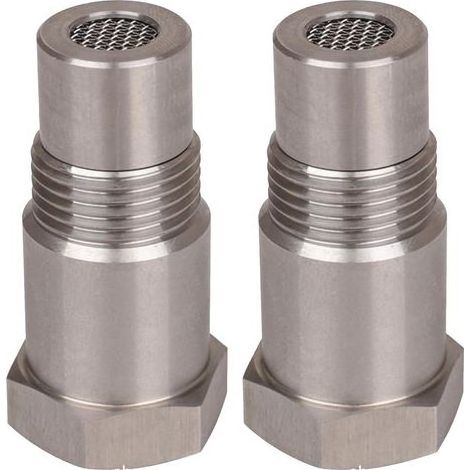 2 PCS Rallonges de Capteur Détrompeur Lambda, 46,5mm Capteur D'Oxygène, D'Oxygène Pour Extender Entretoise, Filtre Detrompeur Sonde Lambda, Pour Voitures Moteur Les Systèmes D'Echappement M18 x1.5 (1/5)