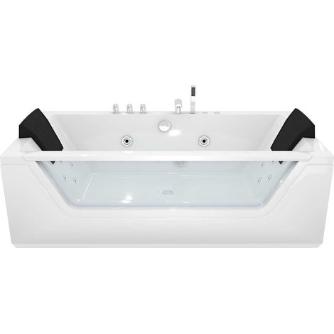 Whirlpool mit Reinigungsfunktion Pool Badewanne Wanne AcquaVapore W83-TH-B-SC 180x90 aktive Schlauch-Reinigung +70.-€ (1/5)