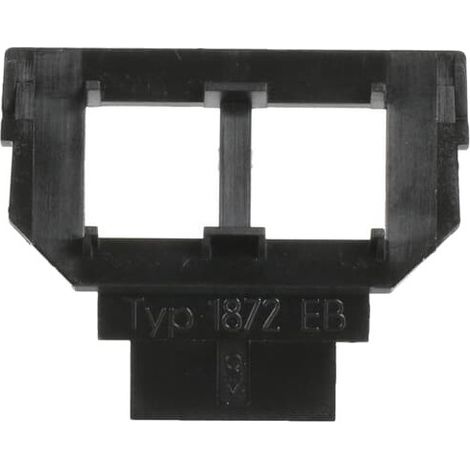 Busch-Jaeger Zócalo para inserto Modular-Jack 2 veces antracita (1872 EB), 2CKA001764A0281