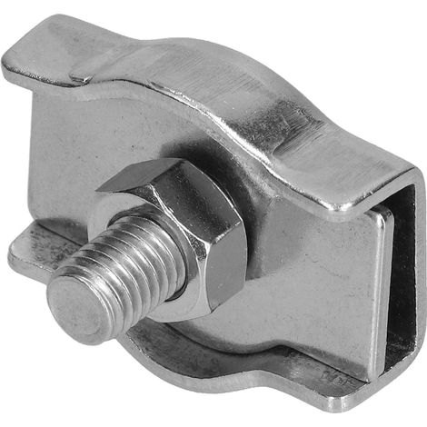 Serre-câbles Simplex en acier inoxydable, 50 pièces M2, à poignée simple. (1/5)
