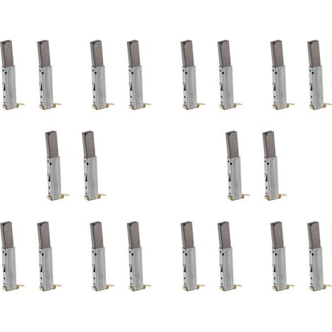 Filiyano-Lot de 20 balais de charbon universels pour moteur d'aspirateur Baiyun Industrial Accessories Bf501 Bf502 (1/5)