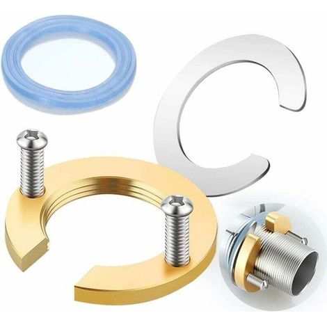 Kit di fissaggio per rubinetto Lntyq, accessori per rubinetto, strumento per l'installazione del rubinetto, perfetto abbinamento tra rubinetto e lavabo (oro, 1 pezzo) (1/5)