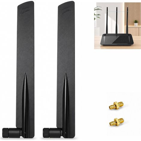 Pieces 5G LTE 4G LTE External Omnidirectional Antenna 600-6000 MHz with SMA Connector, LTE Antenna for Router, External WiFi Antenna for Wireless Devices, IoT and Mobile Networks (1/5)