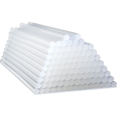 Tacwise 1562 Bastoncini di Colla a Caldo Extra Lunghi, 7 mm x 150 mm, Confezione da 100, Trasparenti (1/5)