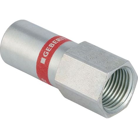 Geberit Mapress C-Stahl Übergang mit Innengewinde und Einschubende, DN 40 / 15, dø 42 mm, 21914 (1/5)