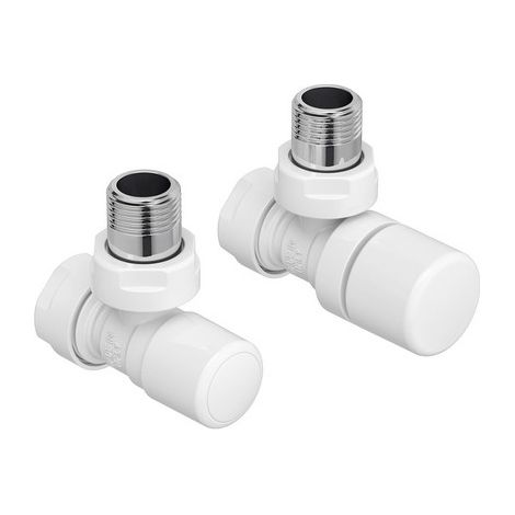 VALVOLA E DETENTORE A SQUADRA ZEHNDER CLASSIC LINE 1/2 Bianco
