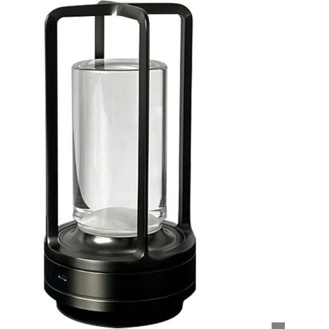 Lampe de chevet rechargeable avec télécommande RVB, style japonais, Ambientec Touch, 2600 mAh, noir perle - RWLampe de chevet (1/5)