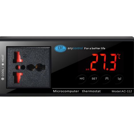 APEX Thermostat numérique à LED pour reptiles (serpents, lézards, tortues) en vivarium, 220 V/16 A. (1/5)