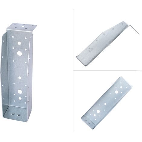 Sabot aile intérieure avec lèvre galvanisé pour poutres de 7 x (1/4)