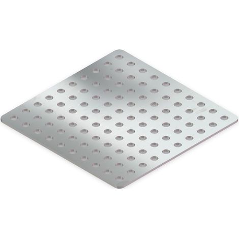 Couvercle de drain en acier inoxydable 304, protection anti-obstruction (14 x 14 cm) (1/5)
