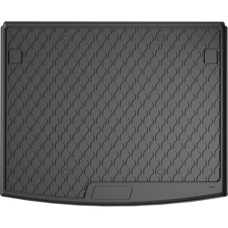 Vasca baule su misura in gomma sintetica - compatibile per Ford Tourneo Connect (03/22) - Volkswagen Caddy Life (01/21)