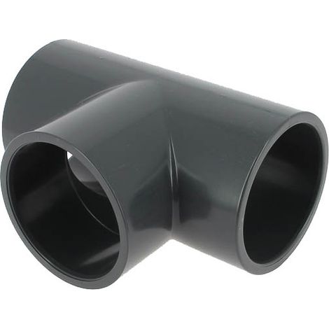 Té PVC pression femelle-femelle 90° Ø90