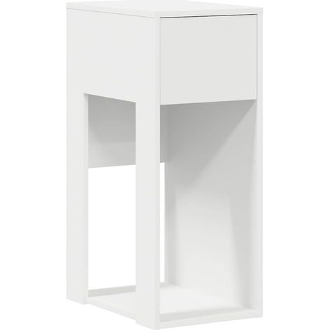 Maison Exclusive - Torre de ordenador con cajón blanco 30x44x74 c
