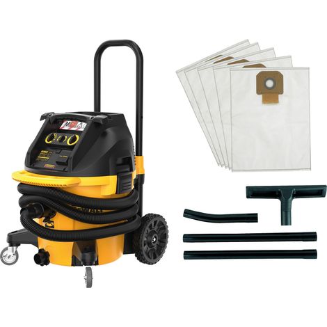 Aspiratore industriale a umido/asciutto DeWALT DWV905MKIT, Classe M, 38 litri
