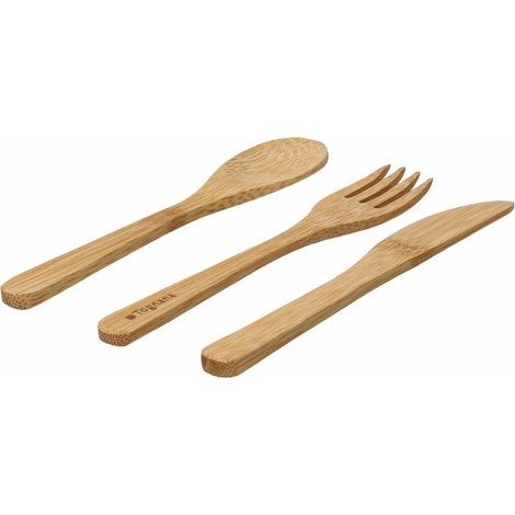 Tognana set 3 posate in bamboo naturale cm 16