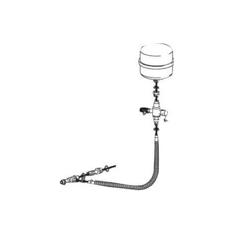 Buderus Anschluss-Set AAS 3/4" für Logano G124/G144/G115/G125, Länge 1m, Edelstahl
