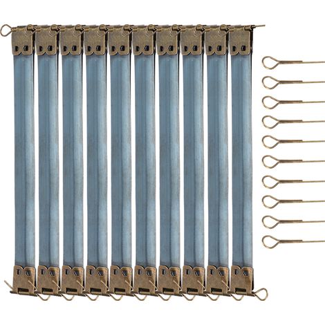 10 pièces cadres métalliques internes flex rétro pour portefeuilles pièces, trousses crayons, accessoires DIY (1/5)