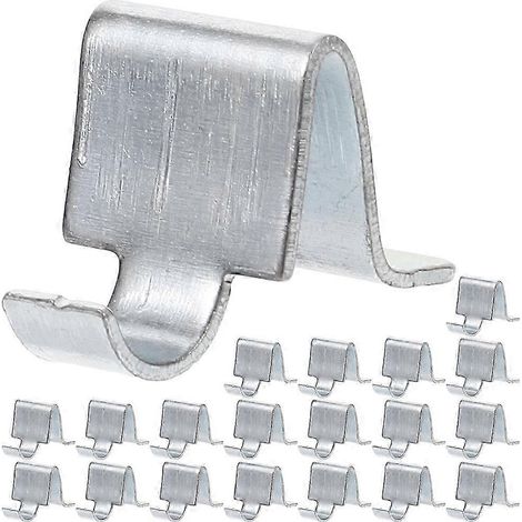 20 clips de fixation pour étagères de placard, supports d'étagères, pinces de fixation pour étagères de classeurs, pilastres, clips d'étagère - yvan [jkw] (1/4)
