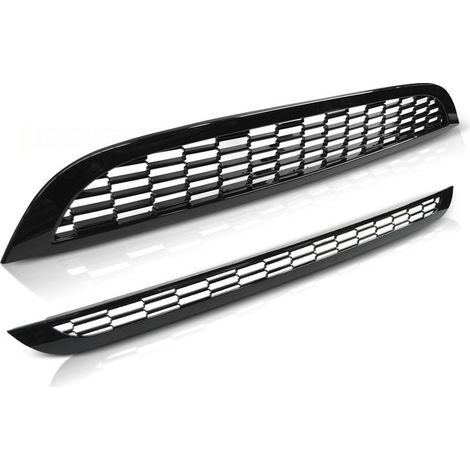 Grill MINI COOPER 01-06 R50 / R53 S-TYP SCHWARZGLÄNZEND