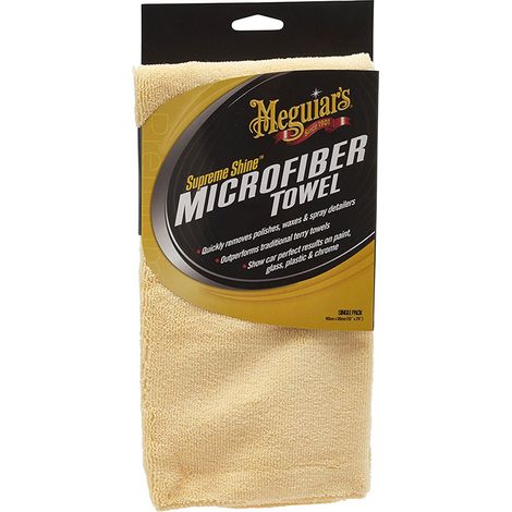 Meguiar's 81490 Panno in Microfibra Supreme Shine - Confezione: 1 PEZZO