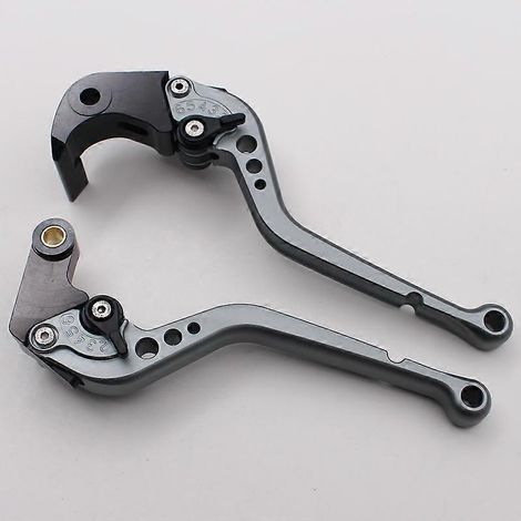 Applicable aux BMW Motorrad S1000R 2015-2019 : levier de frein, d'embrayage et de klaxon modifiés (tige longue en titane). (1/5)