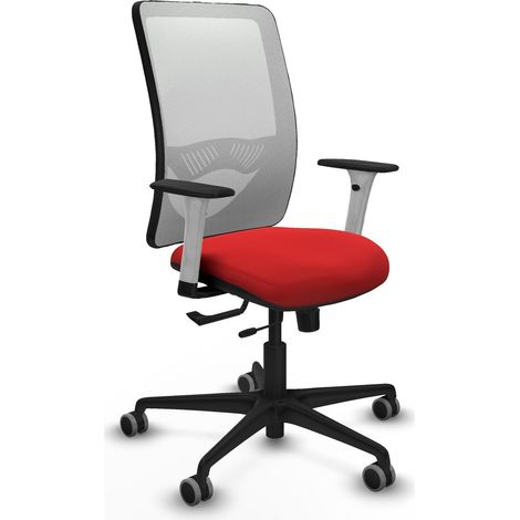 Chaise de bureau piqueras y crespo Zulema velours blanc (1/2)