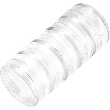 Boîte de Rangement pour Bijoux Ronds Transparente Solide PP 5 Niveaux Lumière Portable pour Fam Bureau Voyage (1/5)