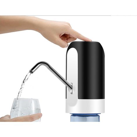 Distributeur d'eau avec pompe à eau électrique pour bouteille (blanche) (1/3)