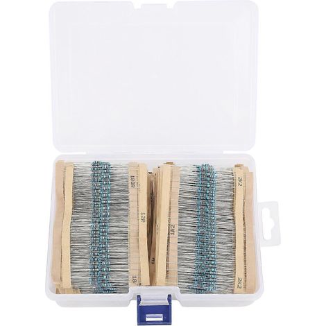 3120-teiliges Metallfilmwiderstands-Set mit 156 Werten, Schutz-Sortiment, elektronische Bauteile, 1/4 W
