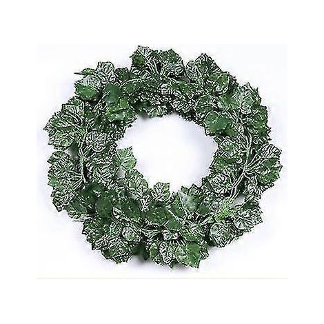 12 plantes grimpantes artificielles en soie, à feuilles vertes, pour décorer les murs de votre maison, bureau ou jardin. (1/2)