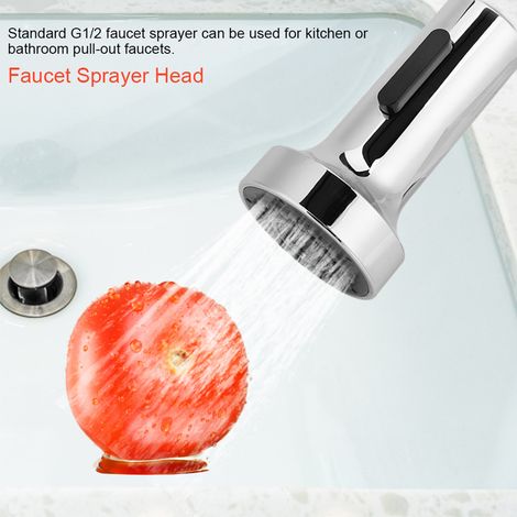 Robinet de cuisine et salle de bain, pommeau de douche extractible, pulvérisateur d'eau, tête de robinet remplaçable, accessoire de plomberie. (1/5)
