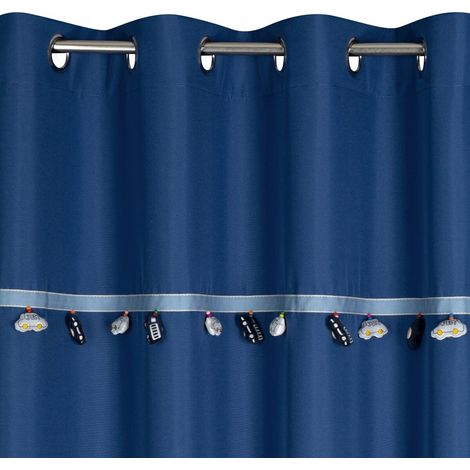 Rideau 140x250 Voiture 2 c. bleu Eurofirany 1 pc. (1/5)