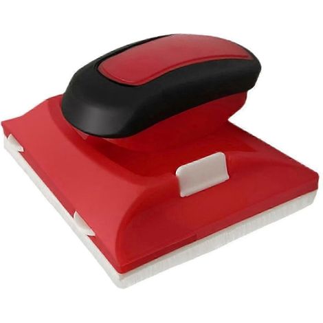 Outil de finition pour peinture de bordures murales avec brosse en nylon, compatible avec la finition des bords et des coins, tels que les angles de murs et les plafonds. (1/5)