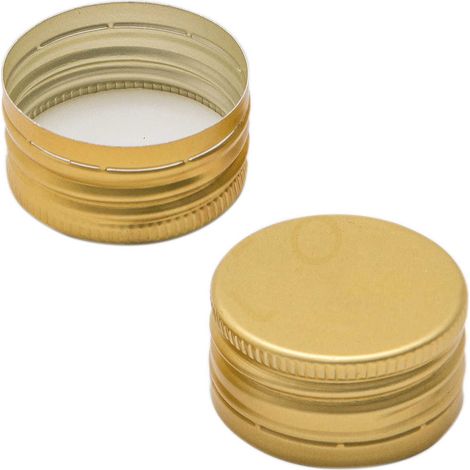 Tappi a vite prefilettato per bottiglie in vetro conservazione olio 31.5 mm 24 pezzi (1/2)