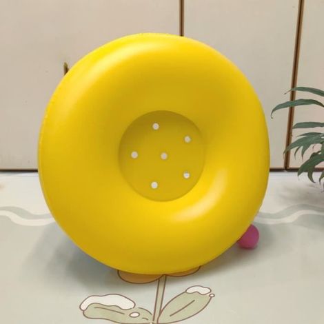 Vvikizy chaise bébé à pompe à Siège gonflable pour bébé, pompe à intégrée, chaise de douche en PVC, Support puericulture chaise (1/4)