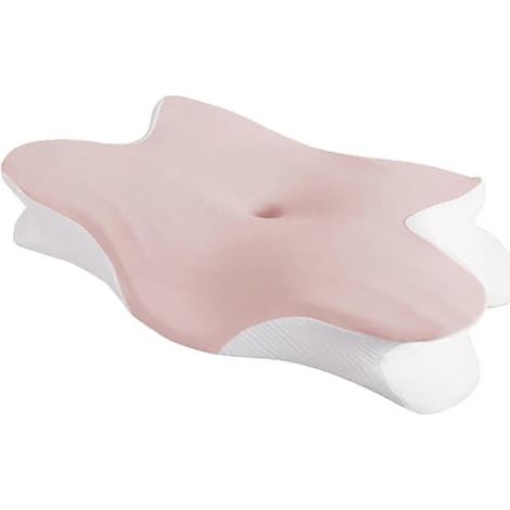 Oreiller cervical QU pour dormir, oreiller cervical ergonomique, oreiller cervical orthopédique en mousse à mémoire de forme avec housse lavable pour soulager les douleurs cervicales et des épaules (r (1/5)