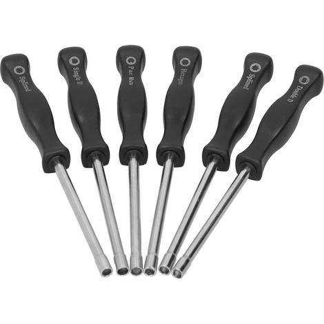 Kit de 6 Outils pour Carburateur Tournevis de Réglage Jardin