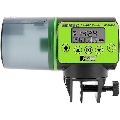 Distributeur automatique de nourriture pour poissons de bassin avec minuterie pour les vacances (1/5)