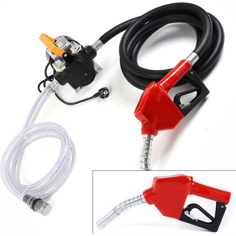 Pompa diesel 12V 230V, pompa nafta bio autoadescante, pompa olio, pistola automatica (1/4)