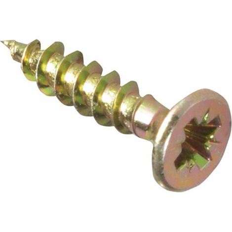 ForgeFix MPS420Y Multi-Purpose Pozi Compatible Screw CSK ST ZYP 4.0 x 20mm Box 200 FORMPS420Y